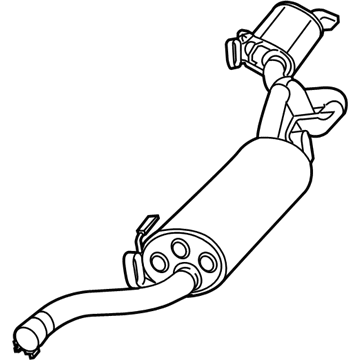 Mopar 68040540AI MUFFLER-Exhaust