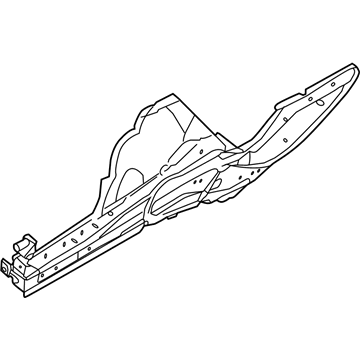Mopar 68224808AA Rail-Front Side Rail Front