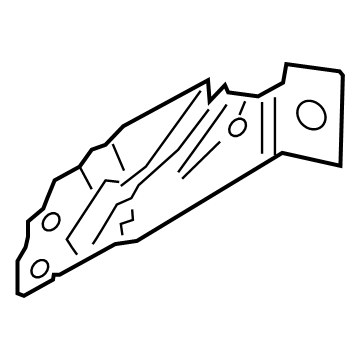 BMW 51-48-8-074-672 HEAT INSULATION ENGINE MOUNT