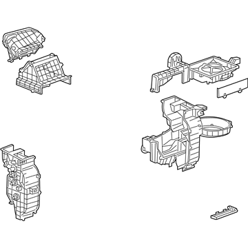 GM 94524447 Evaporator Case