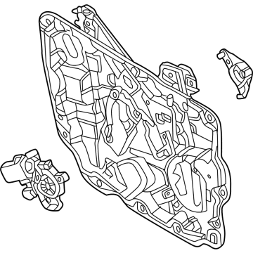 Ford M1PZ-7823208-A REGULATOR - WINDOW - LESS MOTO