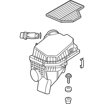 BMW 13-71-7-853-884 Intake Silencer Left