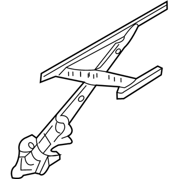 Infiniti 82720-1BA0B Door Window Regulator Assembly, Right