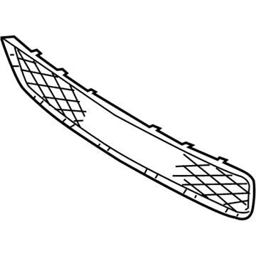 BMW 51-11-7-176-282 Grille, Middle Bottom