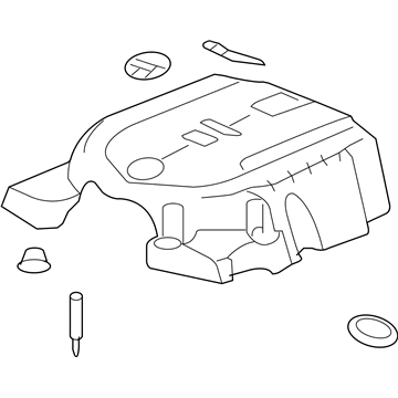 GM 12582708 Engine Cover