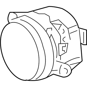 Mopar 4806451AA Front Fog Lamp