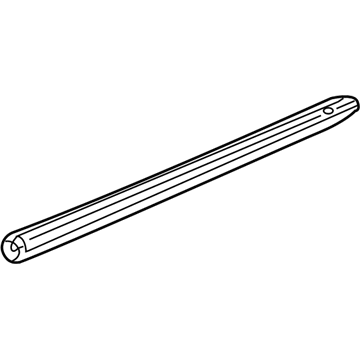 Acura 72875-SEA-013 Weatherstrip, Left Rear Door (Inner)
