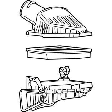 GM 84008589 Air Cleaner Assembly