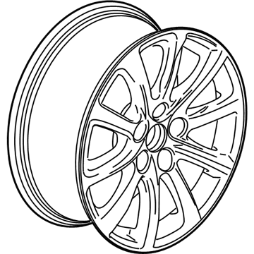 GM 23370184 Wheel, Alloy