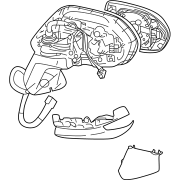 Toyota 87940-12L00 Mirror Assembly