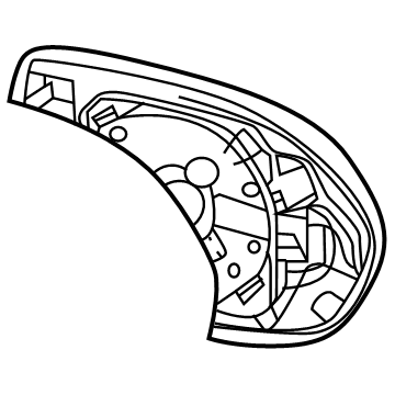 Toyota 87907-02060 Mirror Glass