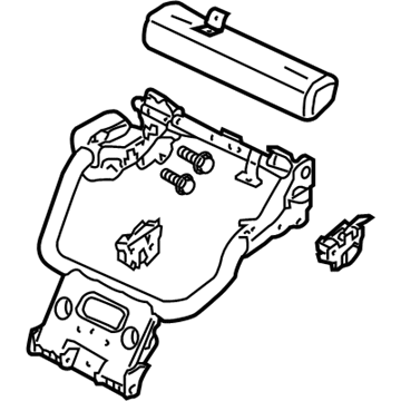 Nissan 88180-ZQ02B Support Rear Seat