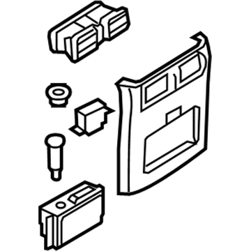 Infiniti 96930-EH21B FINISHER - Console Box