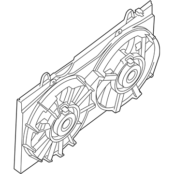 Nissan 21481-ET80B Motor & Fan Assy-With Shroud