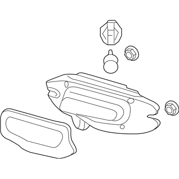 Acura 33750-SJA-003 Light Assembly, Driver Side Back