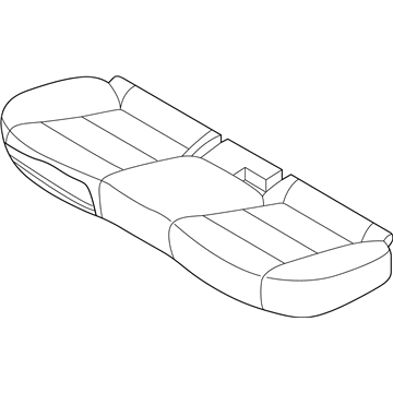 Kia 89100M6500B5D CUSHION ASSY-RR SEAT