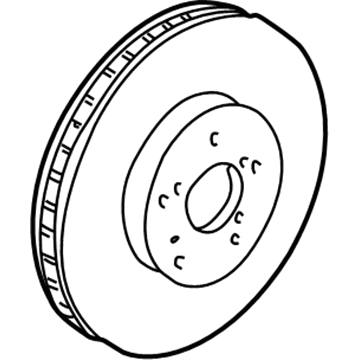 Honda 45251-SHJ-A00 Disk, Front Brake