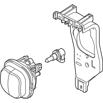 Ford 3C3Z-15200-BA Fog Lamp