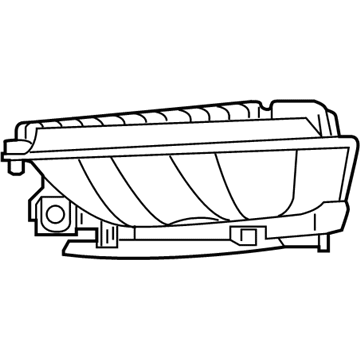 Lexus 81211-78010 Lamp Unit, Fog Lamp