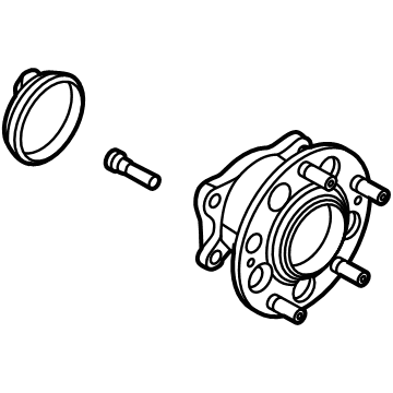 Kia 51750F2000 Front Wheel Hub Assembly