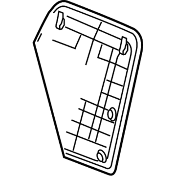 Nissan 87640-ZL00C Board Assy-Front Seat Back