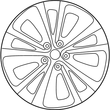 Nissan 40300-6AM3A Aluminum Wheel