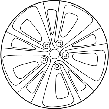 Nissan 40300-6CG0K Aluminum Wheel