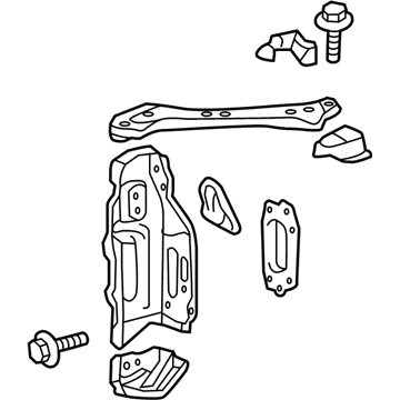 Lexus 53202-30122 Support Sub-Assy, Radiator