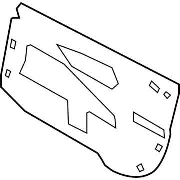 BMW 51-41-7-479-155 ACOUSTIC INSULATION FELT, FR