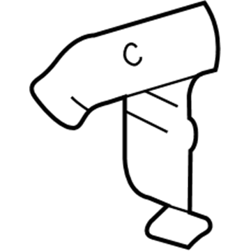 Toyota 89668-02080 ECM Side Bracket