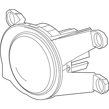 Lexus 81210-12240 Lamp Assembly, Fog, RH
