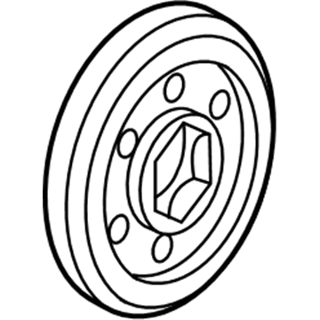 Honda 13810-RMX-003 Pulley, Crankshaft