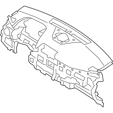 Hyundai 84710-J9AA0-TRY CRASH PAD ASSY-MAIN