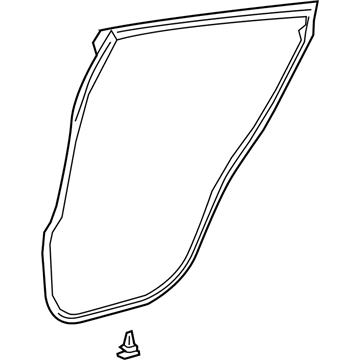 Toyota 67872-10100 Door Weatherstrip