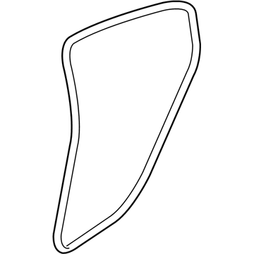 Mopar 5008881AD WEATHERSTRIP-Rear Door Mounted