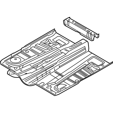 Ford DA8Z-7411135-A Front Floor Pan