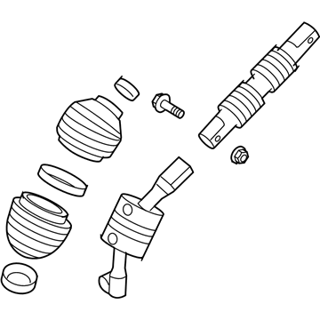 GM 19210226 Steering Gear Coupling Shaft Assembly