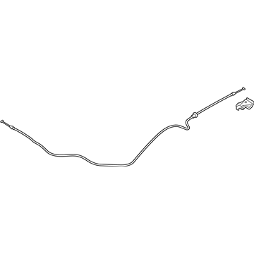 Infiniti 65621-1ZS0A Hood Lock Control Cable Assembly