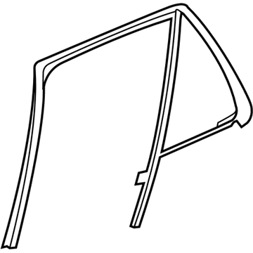 GM 25794904 Window Asm-Rear Side Door Stationary (W/ Rear Side Door Window Windshield