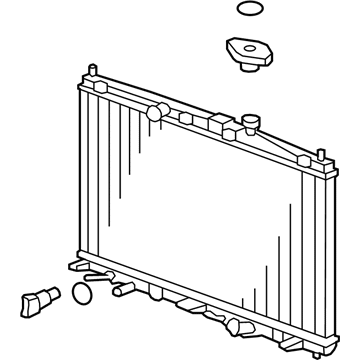 Honda 19010-RTW-004 Radiator (Toyo)