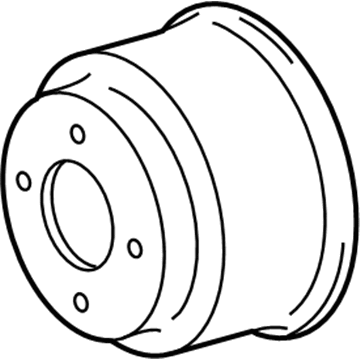 Lexus 16371-38010 PULLEY, Fan