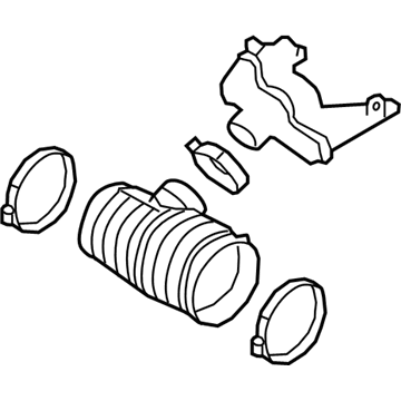 Nissan 16576-EZ30C Pipe Assembly Air