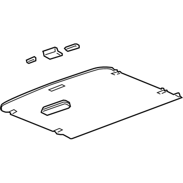 GM 19179507 Sunshade, Sun Roof