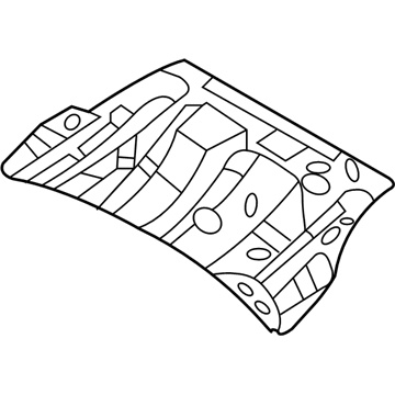 Kia 655122G150 Panel-Rear Floor Front