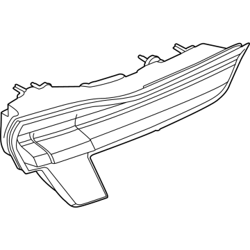 Ford LJ8Z-13404-A LAMP ASY - REAR, STOP AND FLAS