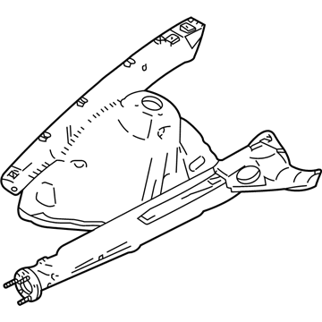 BMW 41-14-8-203-421 Front Left Wheelhouse