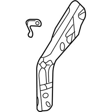 Honda 04601-SHJ-A00ZZ Stay Set, Right Front Bulkhead Side