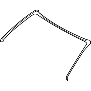 Nissan 76860-1GR1A Glass Run Rubber-Body Side, Front