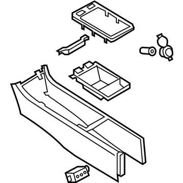 Infiniti 96910-JL02C Console Assembly-Center