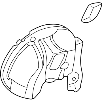 Mopar 4580487AF Shield-WHEELHOUSE